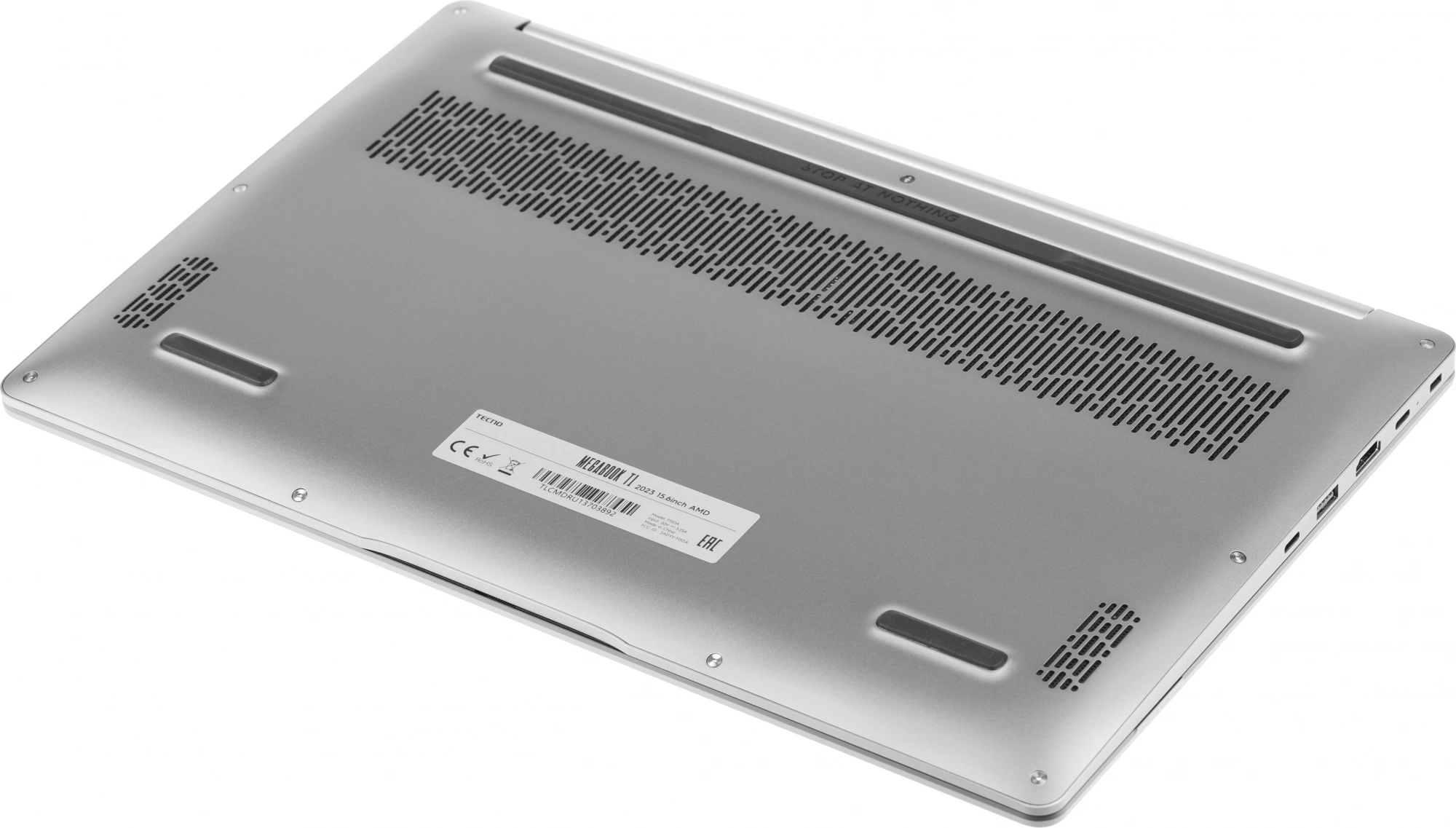 Ноутбук Tecno MegaBook T1, 15.6", IPS, AMD Ryzen 5 5560U, LPDDR4 16ГБ, SSD 512ГБ, AMD Radeon Graphics, серый (71003300136) от официального дилера в России