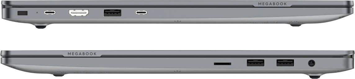 Ноутбук Tecno MegaBook T16, 16", IPS, Intel Core i5 13420H, LPDDR4x 16ГБ, SSD 512ГБ, Intel UHD Graphics, серый (t16ra-neg0) от официального дилера в России