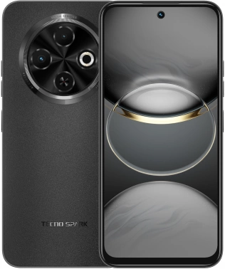 Смартфон Tecno Spark 30C 4ГБ/128ГБ, черный (kl5n 128+4 orbit black) TECNO