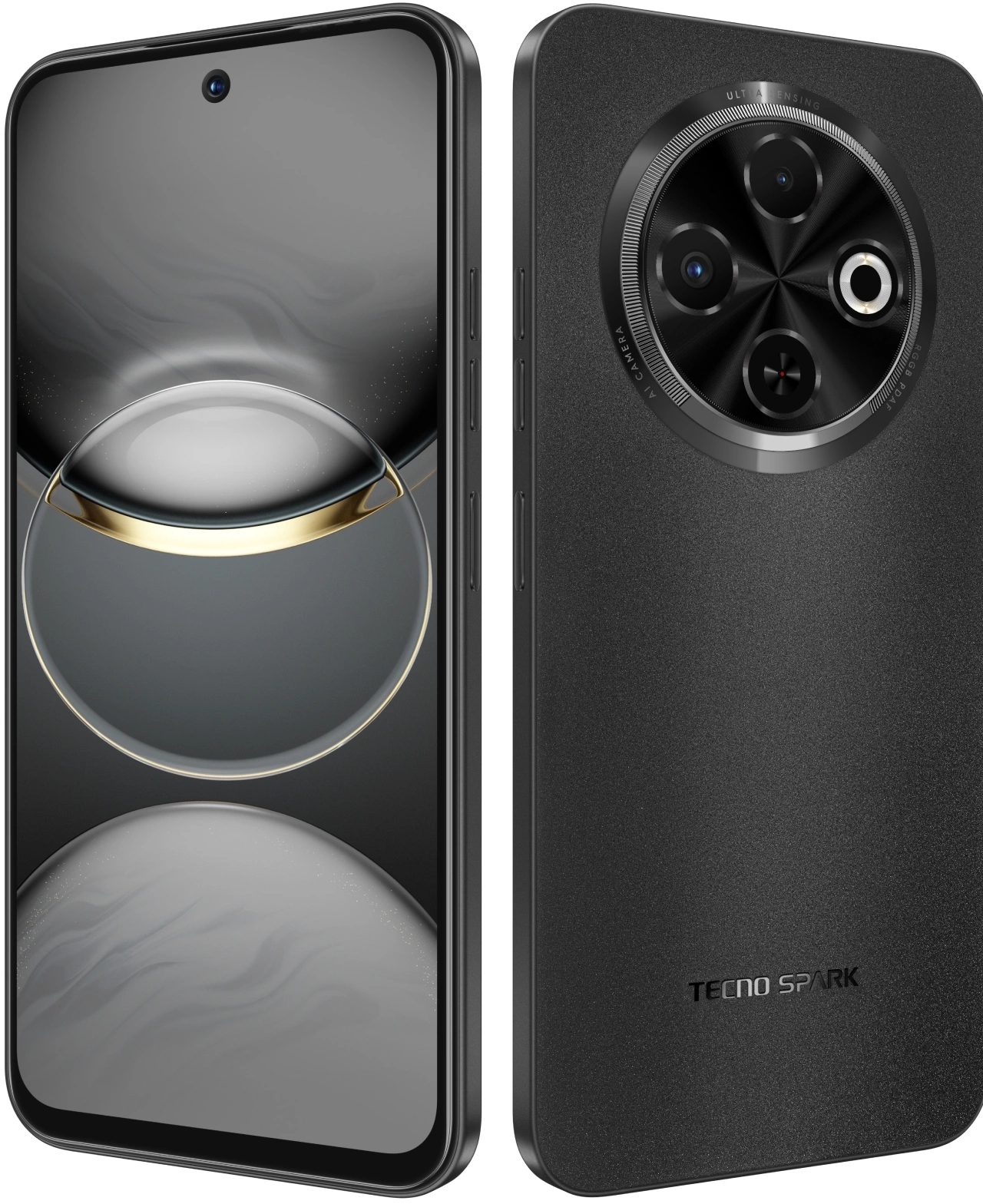 Смартфон Tecno Spark 30C 4ГБ/128ГБ, черный (kl5n 128+4 orbit black) от официального дилера в России