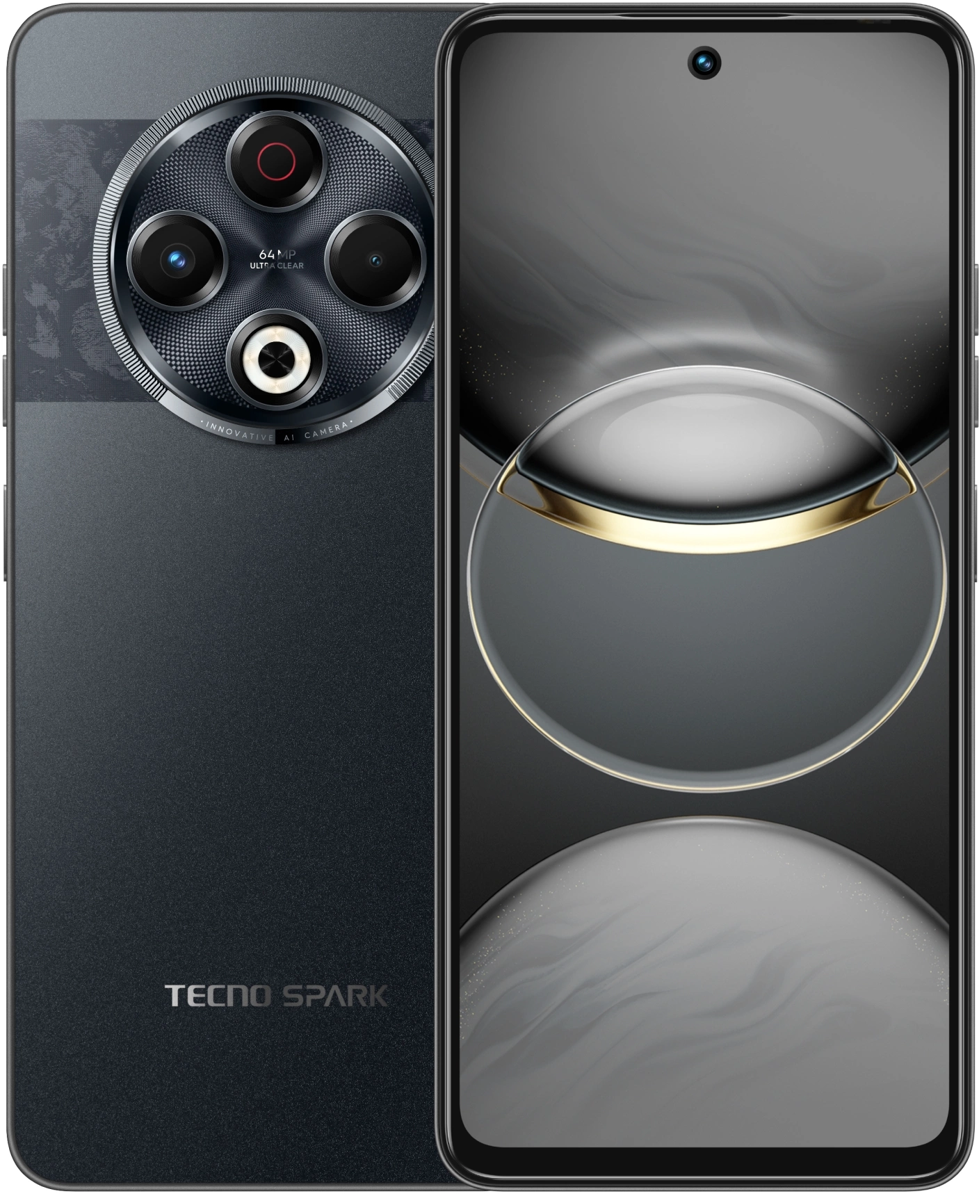 Смартфон Tecno Spark 30 8ГБ/128ГБ, черный (kl6 128+8 stellar shadow) от официального дилера в России