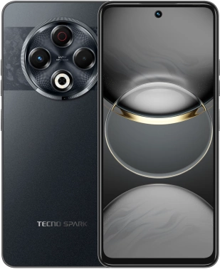 Смартфон Tecno Spark 30 8ГБ/128ГБ, черный (kl6 128+8 stellar shadow) TECNO