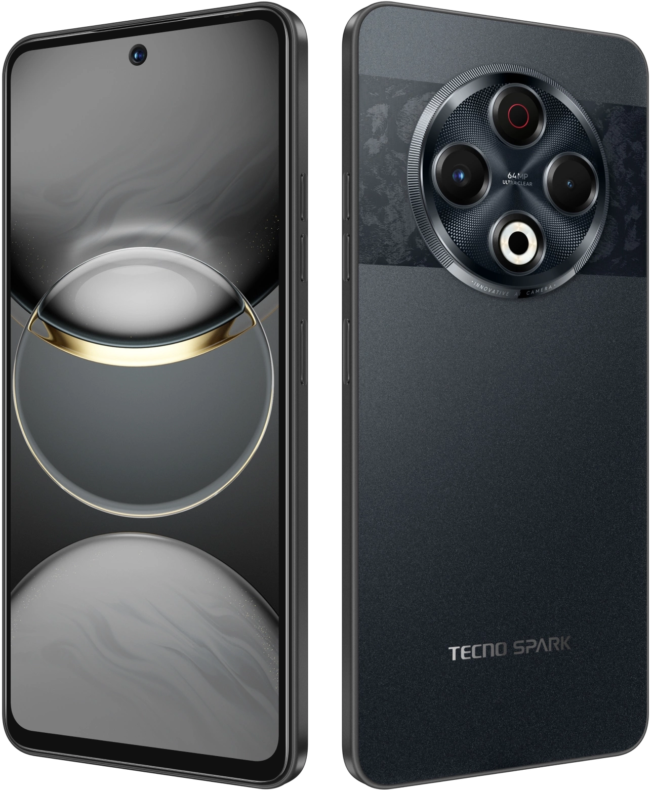 Смартфон Tecno Spark 30 8ГБ/128ГБ, черный (kl6 128+8 stellar shadow) от официального дилера в России