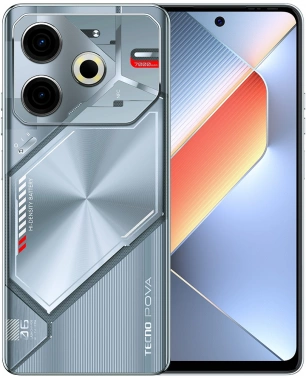 Смартфон Tecno Pova 6 Neo 8ГБ/128ГБ, серебристый (li6 128+8 starry silver) TECNO