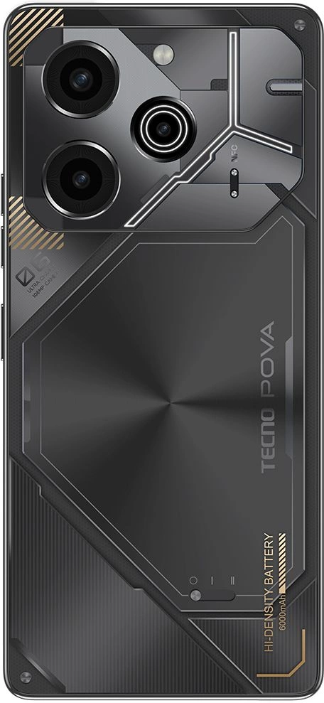 Смартфон Tecno Pova 6 Pro 5G 12ГБ/256ГБ, серый (li9 256+12 meteorite grey) от официального дилера в России