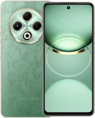 Смартфон Tecno Spark 30 8ГБ/128ГБ, зеленый (kl6 128+8 magic skin green) TECNO