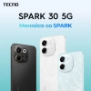Смартфон Tecno Spark 30 5G 6ГБ/128ГБ, белый (kl8 128+6 aurora cloud) от официального дилера в России