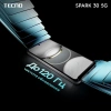 Смартфон Tecno Spark 30 5G 6ГБ/128ГБ, белый (kl8 128+6 aurora cloud) от официального дилера в России