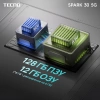 Смартфон Tecno Spark 30 5G 6ГБ/128ГБ, белый (kl8 128+6 aurora cloud) от официального дилера в России