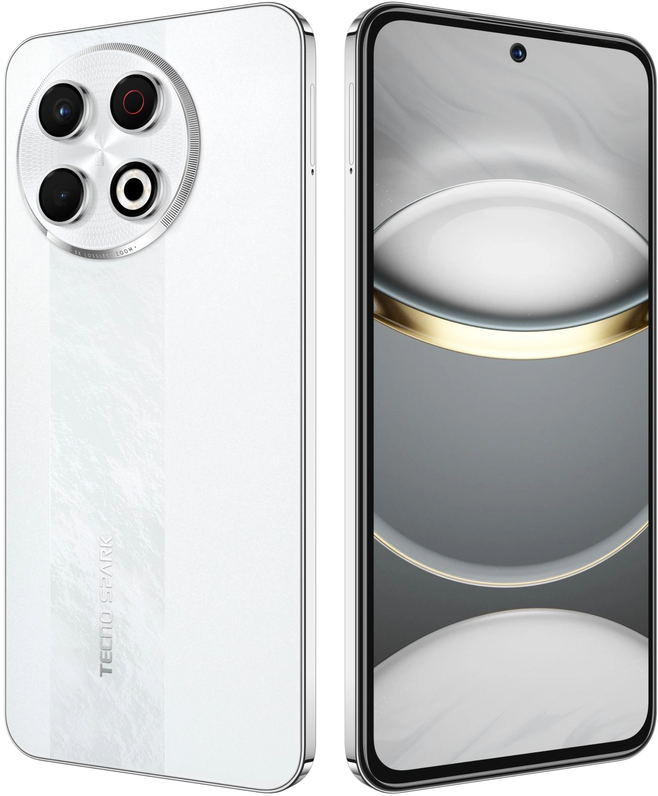 Смартфон Tecno Spark 30 Pro 8ГБ/256ГБ, белый (kl7 256+8 arctic glow) от официального дилера в России
