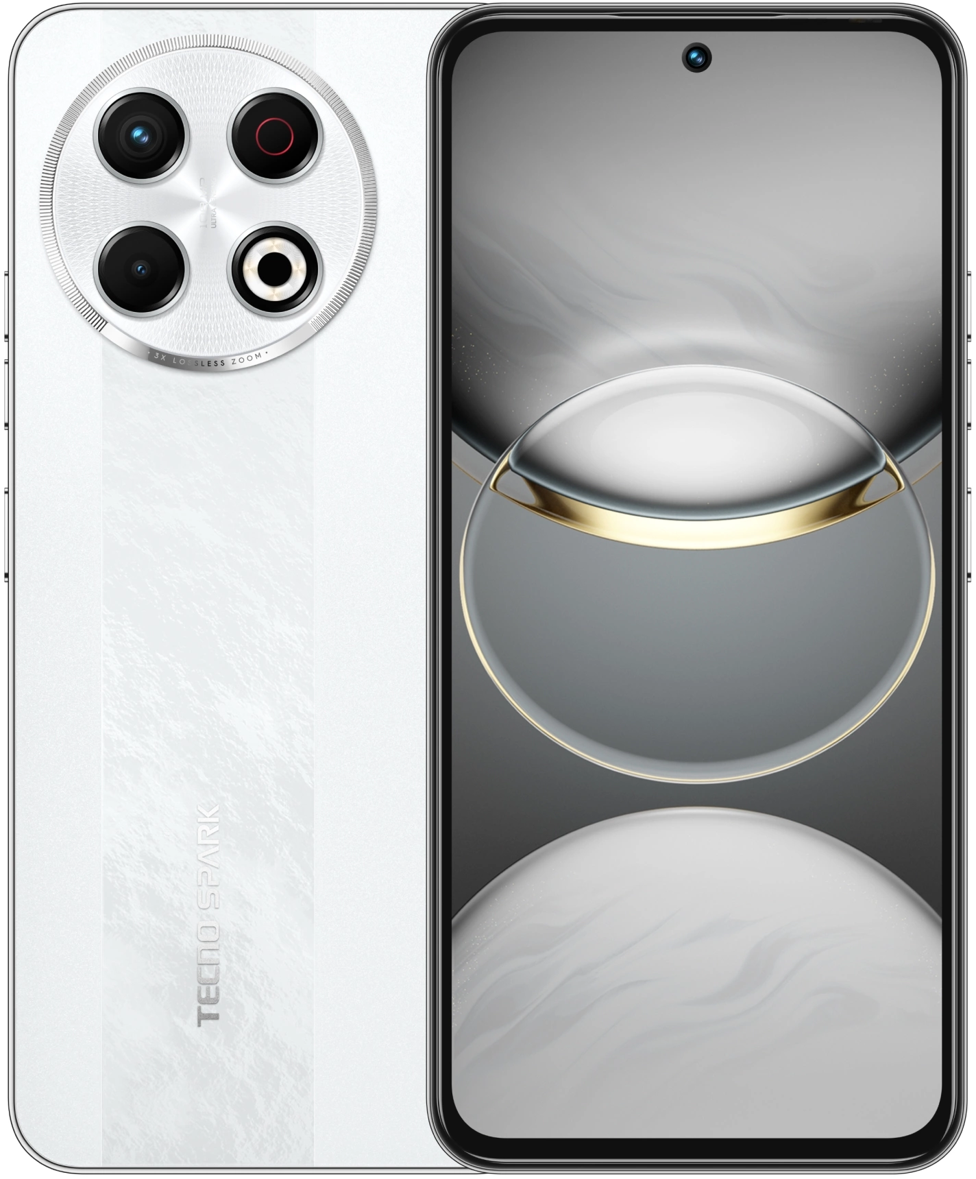 Смартфон Tecno Spark 30 Pro 8ГБ/128ГБ, белый (kl7 128+8 arctic glow) от официального дилера в России