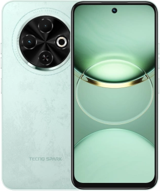Смартфон Tecno Spark 30C 4ГБ/128ГБ, зеленый (kl5n 128+4 magic skin green) TECNO