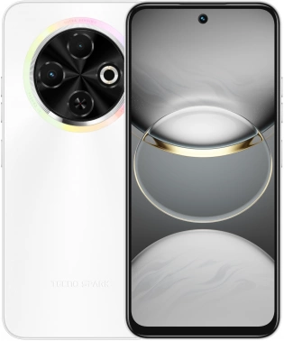Смартфон Tecno Spark 30C 6ГБ/128ГБ, белый (kl5n 128+6 orbit white) TECNO
