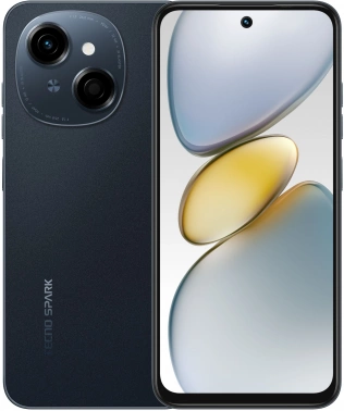 Смартфон Tecno Spark Go 1 4ГБ/128ГБ, черный (kl4 128+4 startrail black) TECNO