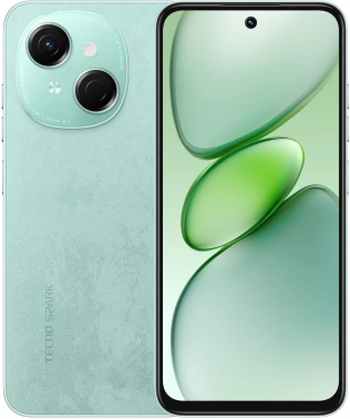 Смартфон Tecno Spark Go 1 4ГБ/128ГБ, зеленый (kl4 128+4 magic skin green) TECNO