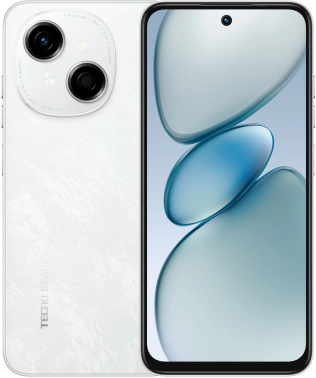 Смартфон Tecno Spark Go 1 4ГБ/64ГБ, белый (kl4 64+4 glittery white) TECNO