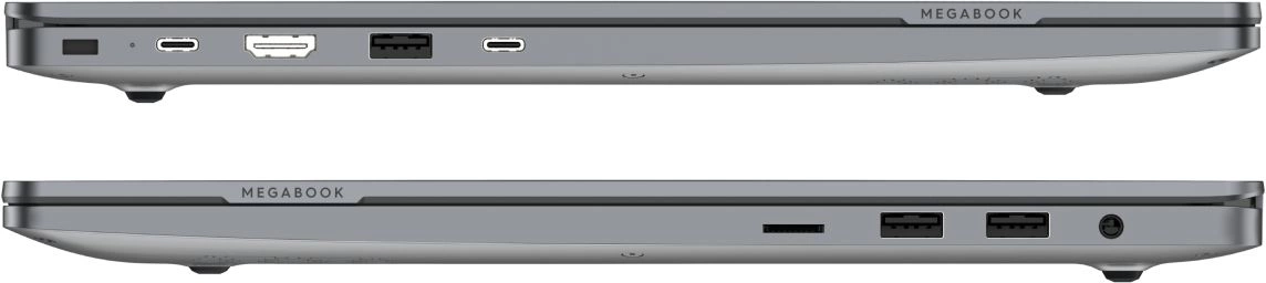 Ноутбук Tecno MegaBook T16RA, 16", IPS, Intel Core i7 13620H, LPDDR4x 16ГБ, SSD 1024ГБ, Intel UHD Graphics, серый (71003300333) от официального дилера в России