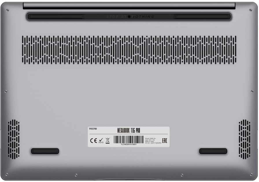 Ноутбук Tecno MegaBook T16MA Pro, 16", IPS, Intel Core Ultra 9 185H, LPDDR5 32ГБ, SSD 1024ГБ, Intel Arc, серый (71003300455) от официального дилера в России
