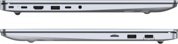 Ноутбук Tecno MegaBook K16SAA, 16", IPS, Intel Core i5 13420H, LPDDR4 16ГБ, SSD 1024ГБ, Intel UHD Graphics, серебристый (71003300438) TECNO