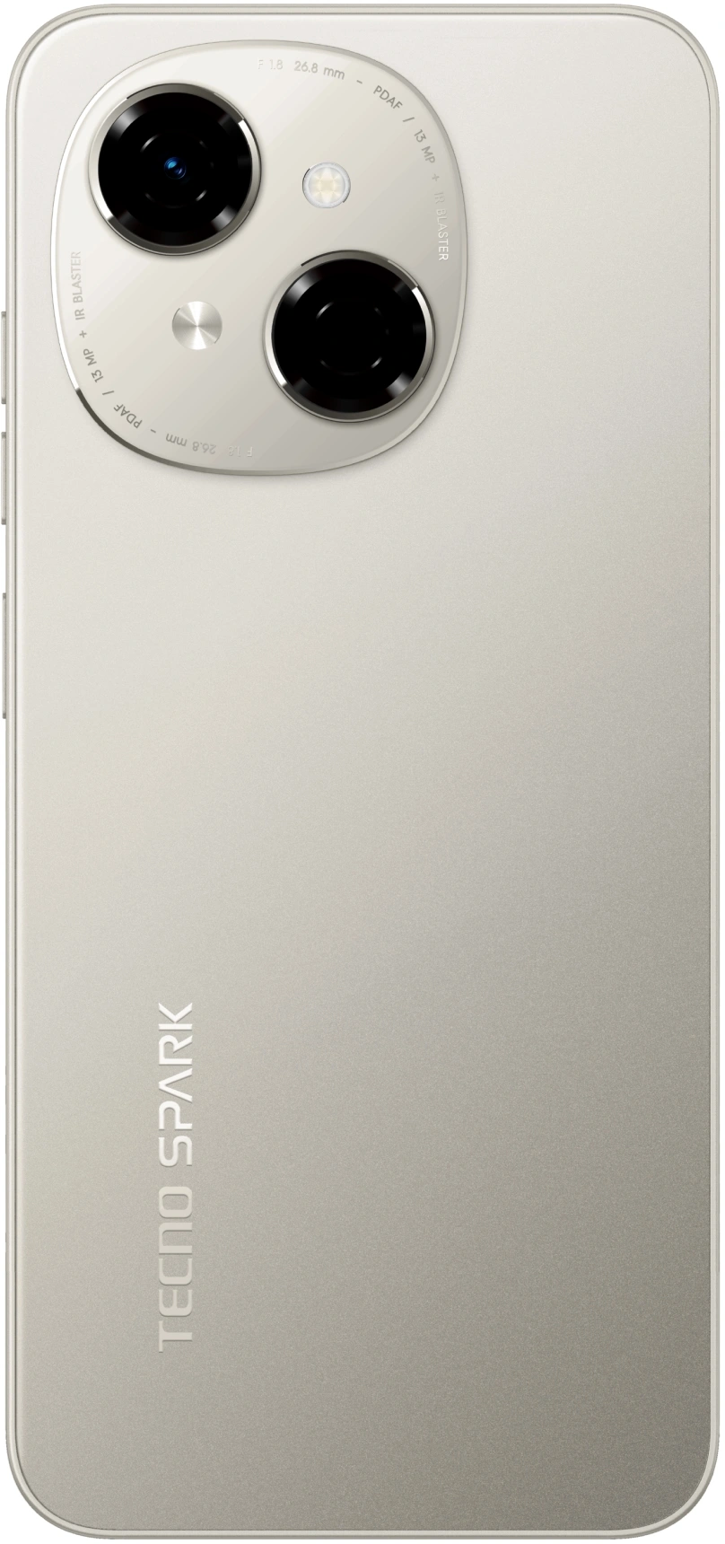 Смартфон Tecno Spark Go 1 3ГБ/64ГБ, золотой (kl4 64+3 titanium gold) от официального дилера в России