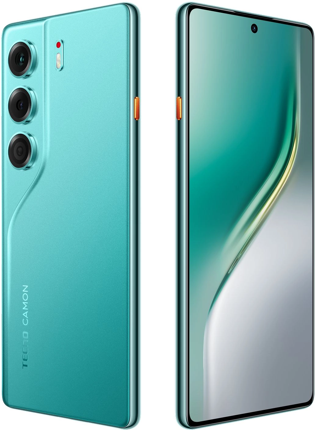 Смартфон Tecno Camon 40 8ГБ/256ГБ, зеленый (cm5 256+8 emerald glow green) от официального дилера в России