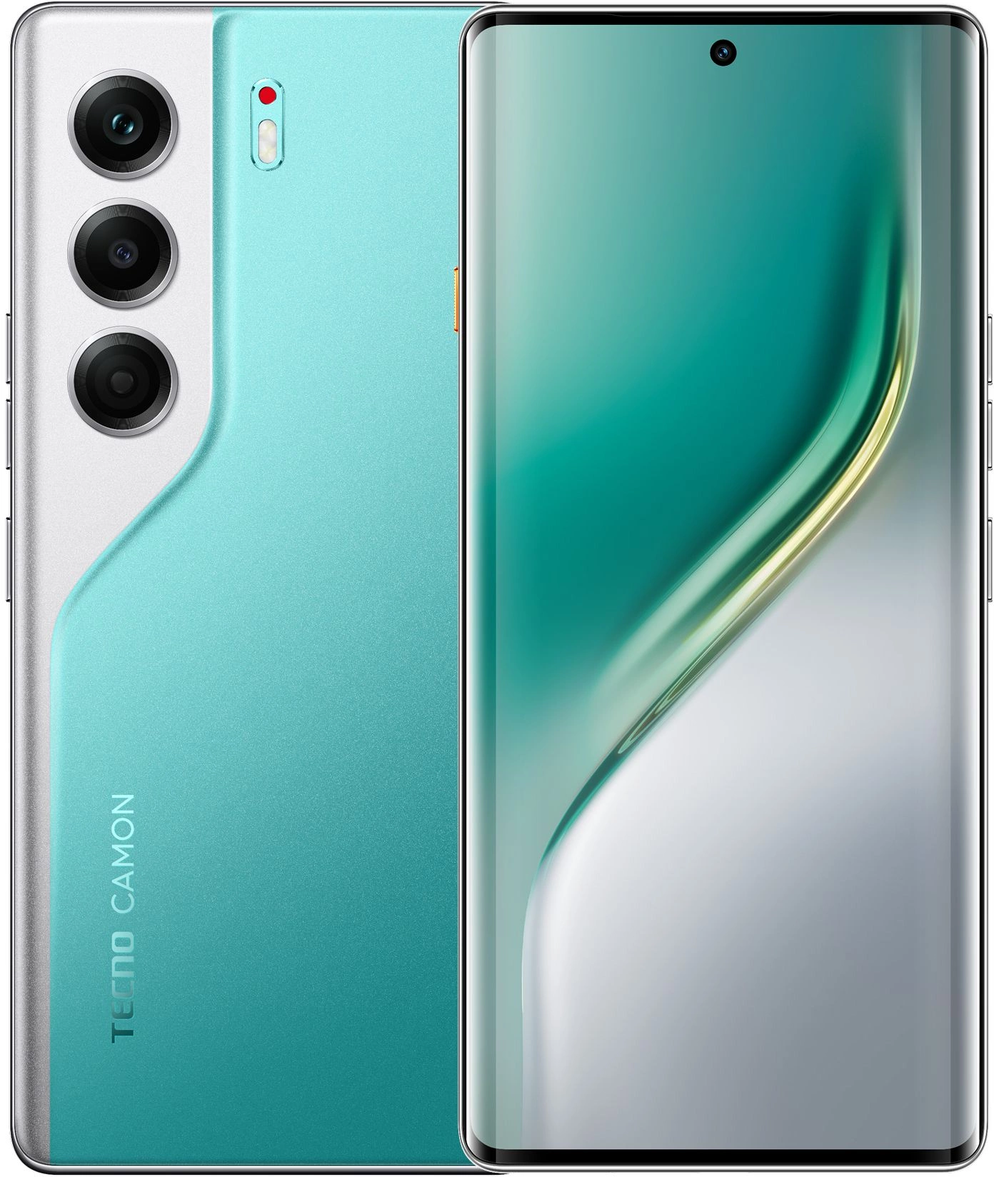 Смартфон Tecno Camon 40 Pro 5G 8ГБ/256ГБ, зеленый (cm7 256+8 emerald lake green) от официального дилера в России