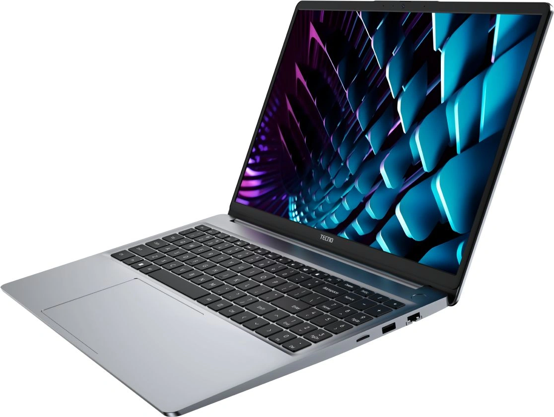 Ноутбук Tecno MegaBook K16SDA, 16", IPS, AMD Ryzen 5 7430U, DDR4 8ГБ, SSD 512ГБ, AMD Radeon Graphics, серый (71003300339) от официального дилера в России
