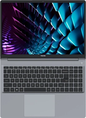 Ноутбук Tecno MegaBook K16SDA, 16", IPS, AMD Ryzen 5 7430U, DDR4 8ГБ, SSD 512ГБ, AMD Radeon Graphics, серый (71003300339) TECNO