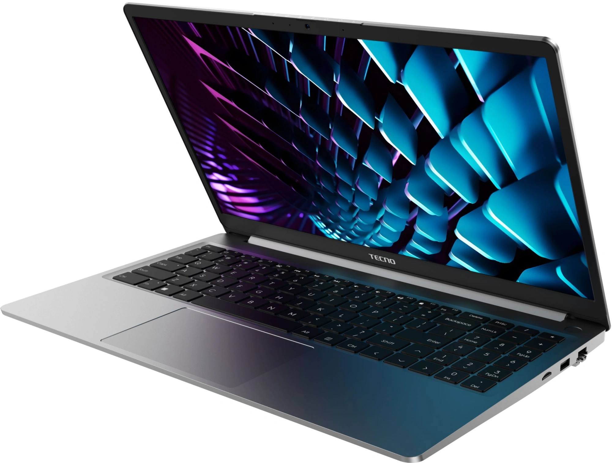 Ноутбук Tecno MegaBook K15SRA, 15.6", IPS, Intel Core i5 13420H, DDR4 16ГБ, SSD 512ГБ, Intel UHD Graphics, серый (71003300512) от официального дилера в России