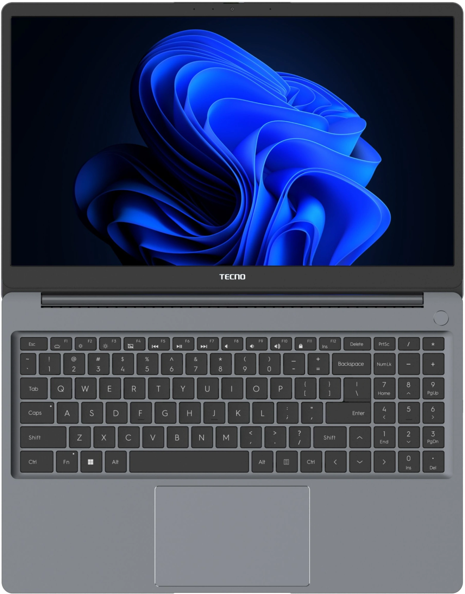 Ноутбук Tecno MegaBook K15SDA, 15.6", IPS, AMD Ryzen 5 7430U, DDR4 16ГБ, SSD 1024ГБ, AMD Radeon Graphics, серый (71003300494) от официального дилера в России