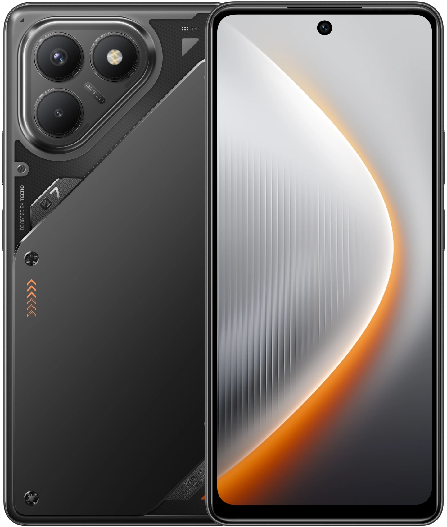 Смартфон Tecno Pova 7 Neo 8ГБ/256ГБ, черный (lj6 256+8 geek black) от официального дилера в России