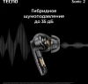Беспроводные наушники Tecno Sonic 2, черный (sc02 black) от официального дилера в России
