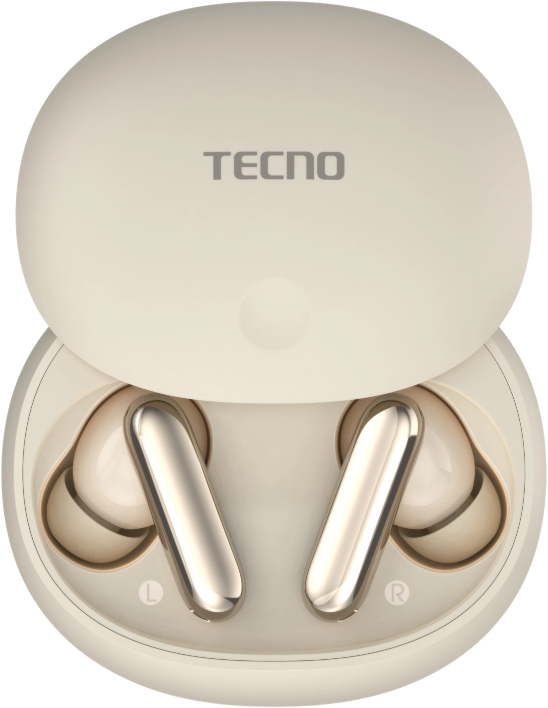 Беспроводные наушники Tecno True 1 Air, кремовый (tu01 air creamy white) от официального дилера в России