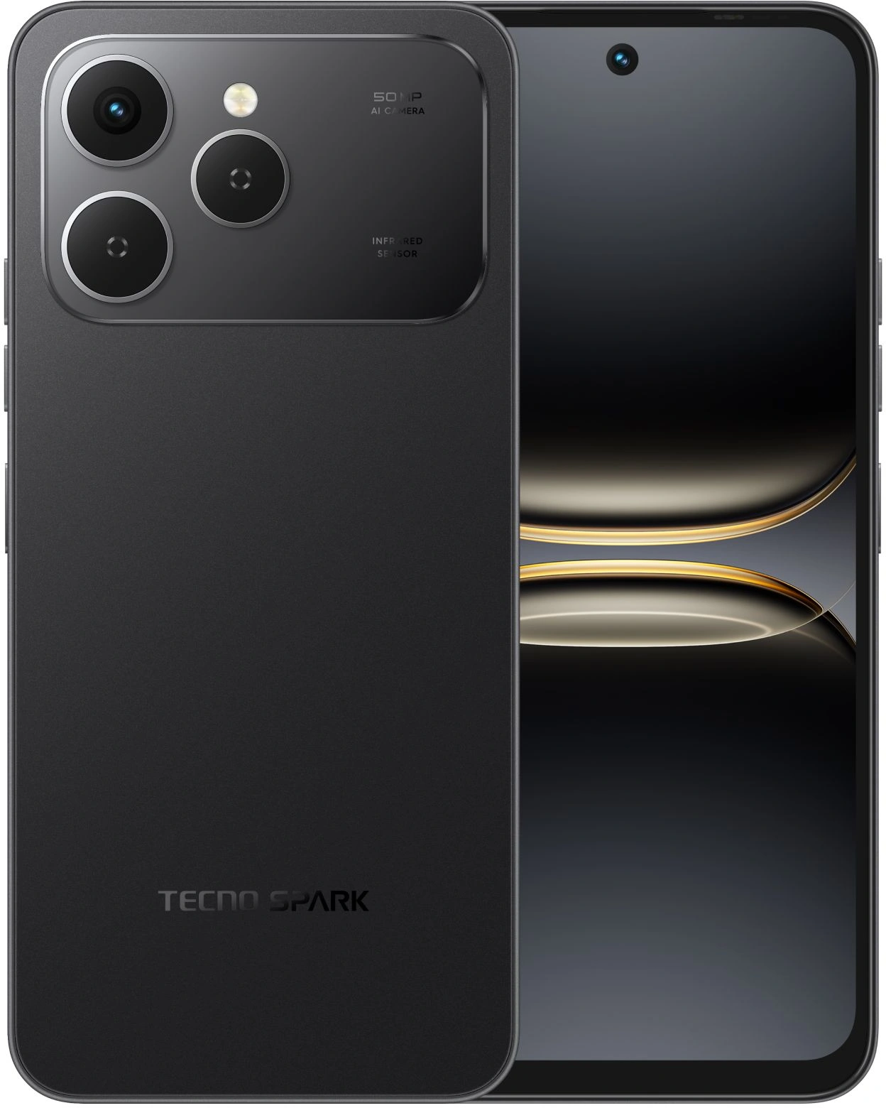 Смартфон Tecno Spark 40 8ГБ/256ГБ, черный (km5n 256+8 ink black) от официального дилера в России