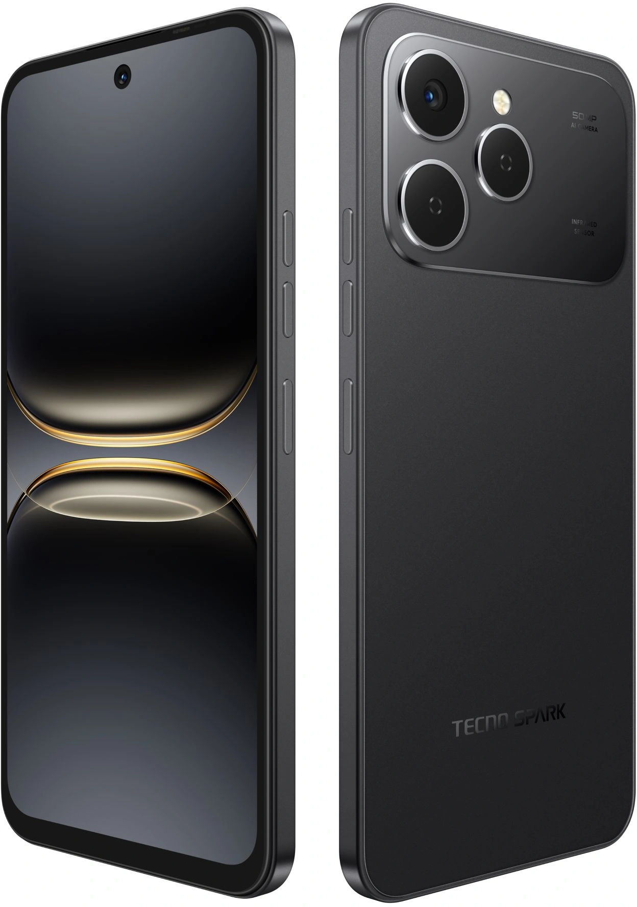 Смартфон Tecno Spark 40 8ГБ/256ГБ, черный (km5n 256+8 ink black) от официального дилера в России
