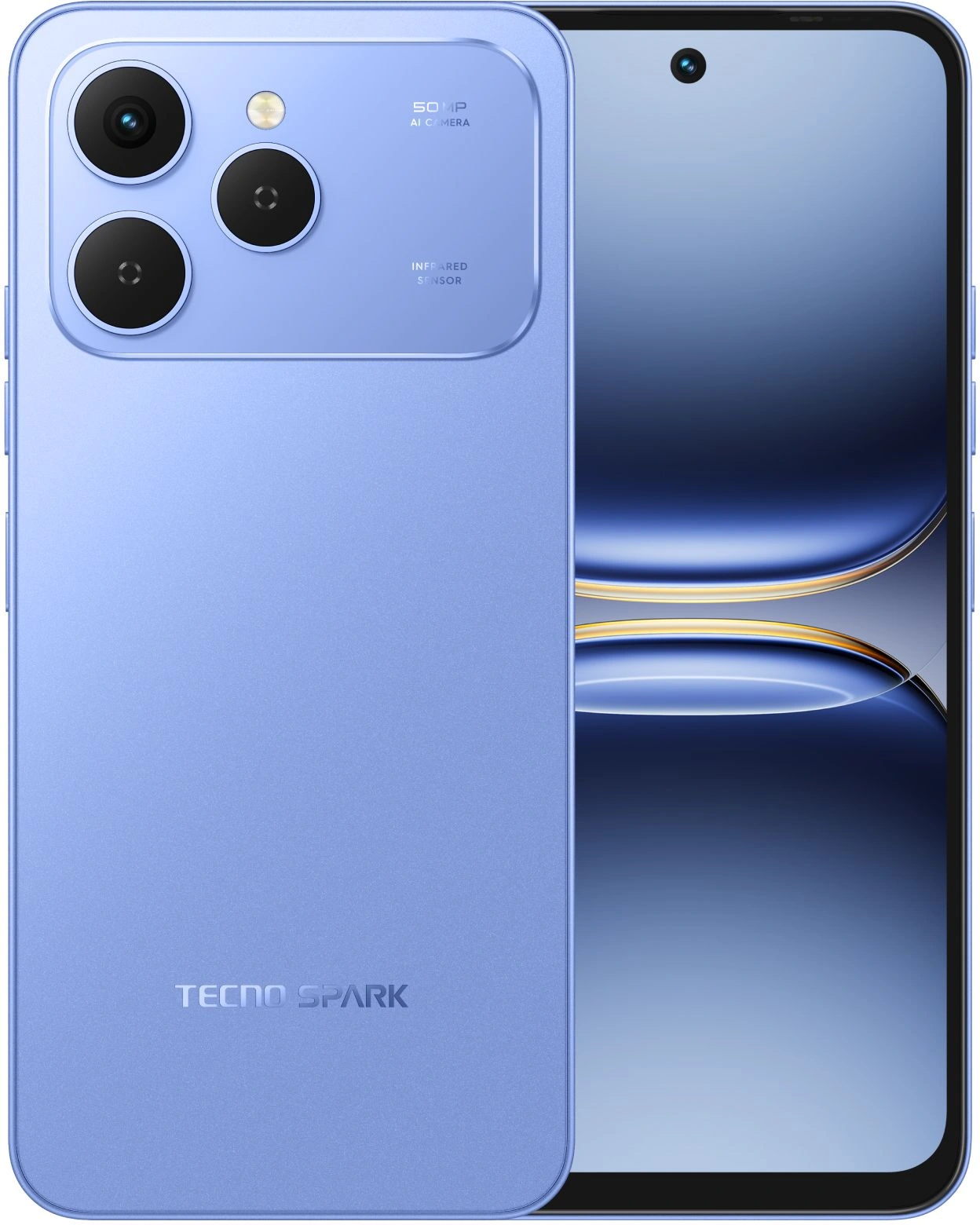 Смартфон Tecno Spark 40 8ГБ/256ГБ, синий (km5n 256+8 mirage blue) от официального дилера в России