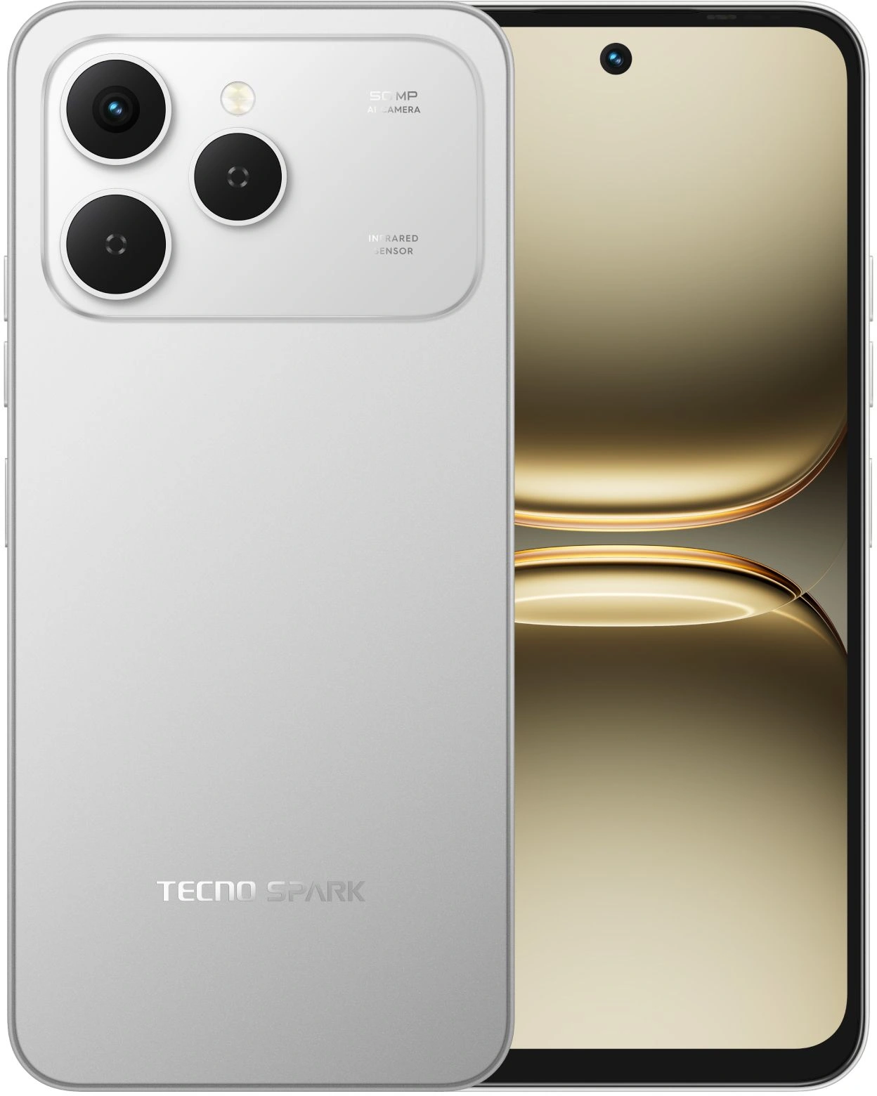 Смартфон Tecno Spark 40 8ГБ/256ГБ, серый (km5n 256+8 titanium grey) от официального дилера в России