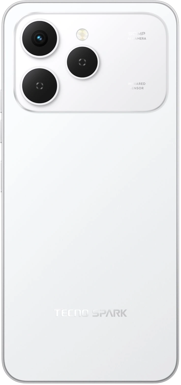 Смартфон Tecno Spark 40 8ГБ/256ГБ, белый (km5n 256+8 veil white) от официального дилера в России