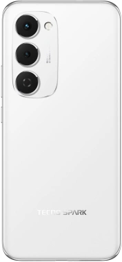 Смартфон Tecno Spark 40 Pro+ 8ГБ/256ГБ, белый (km7 256+8 aurora white) TECNO