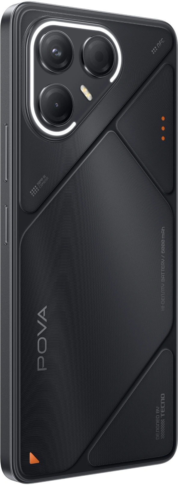 Смартфон Tecno Pova 7 5G 8ГБ/256ГБ, черный (lj7 256+8 geek black) от официального дилера в России