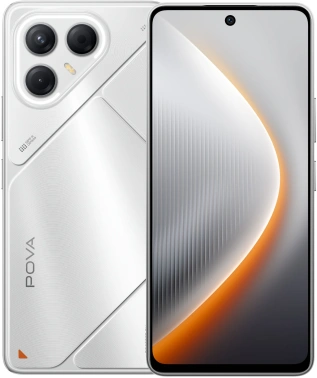 Смартфон Tecno Pova 7 5G 8ГБ/256ГБ, серебристый (lj7 256+8 magic silver) TECNO