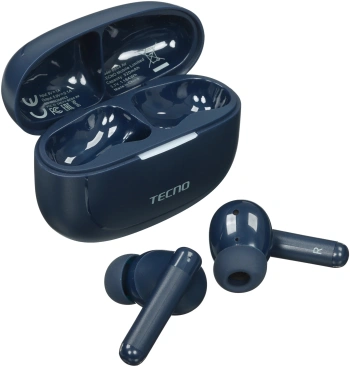 Беспроводные наушники Tecno Buds 4 Air, синий (bd04 air midnight blue) TECNO