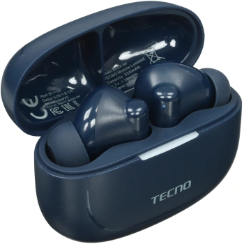 Беспроводные наушники Tecno Buds 4 Air, синий (bd04 air midnight blue) TECNO