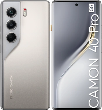 Смартфон Tecno Camon 40 Pro 5G 12ГБ/256ГБ, титановый (cm7 256+12 sandy titanium) TECNO