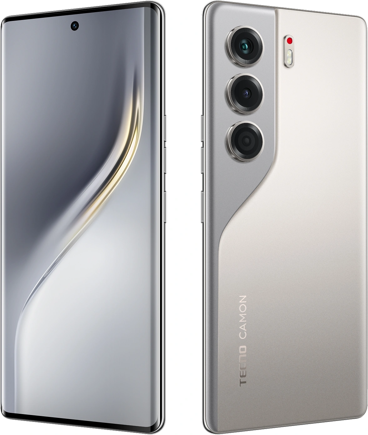 Смартфон Tecno Camon 40 Pro 5G 12ГБ/256ГБ, титановый (cm7 256+12 sandy titanium) от официального дилера в России