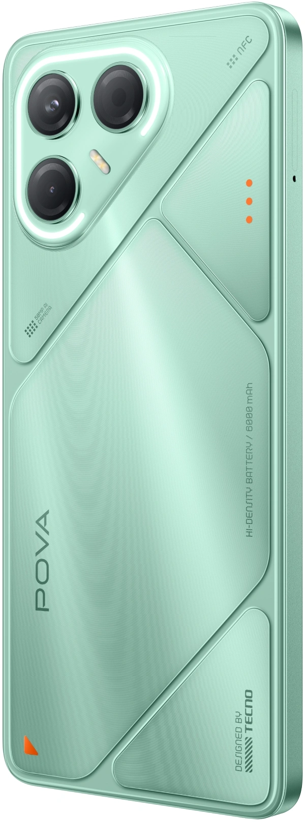 Смартфон Tecno Pova 7 5G 8ГБ/256ГБ, зеленый (lj7 256+8 oasis green) от официального дилера в России