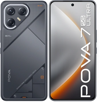 Смартфон Tecno Pova 7 Ultra 5G 8ГБ/256ГБ, черный (lj9 256+8 geek black) TECNO