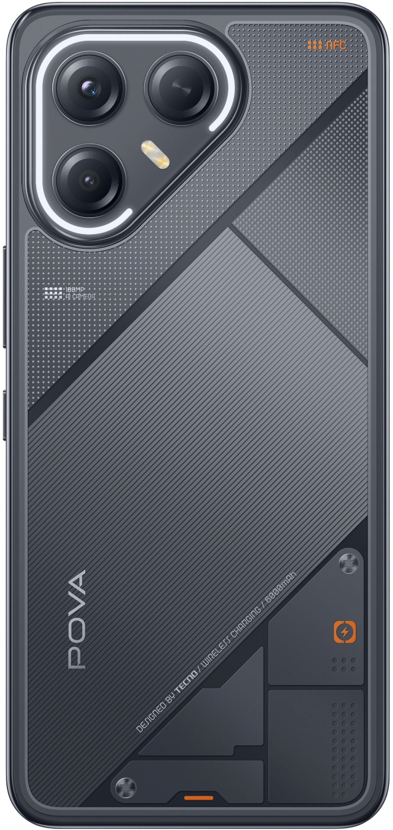 Смартфон Tecno Pova 7 Ultra 5G 8ГБ/256ГБ, черный (lj9 256+8 geek black) от официального дилера в России