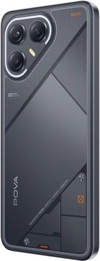Смартфон Tecno Pova 7 Ultra 5G 8ГБ/256ГБ, черный (lj9 256+8 geek black) TECNO
