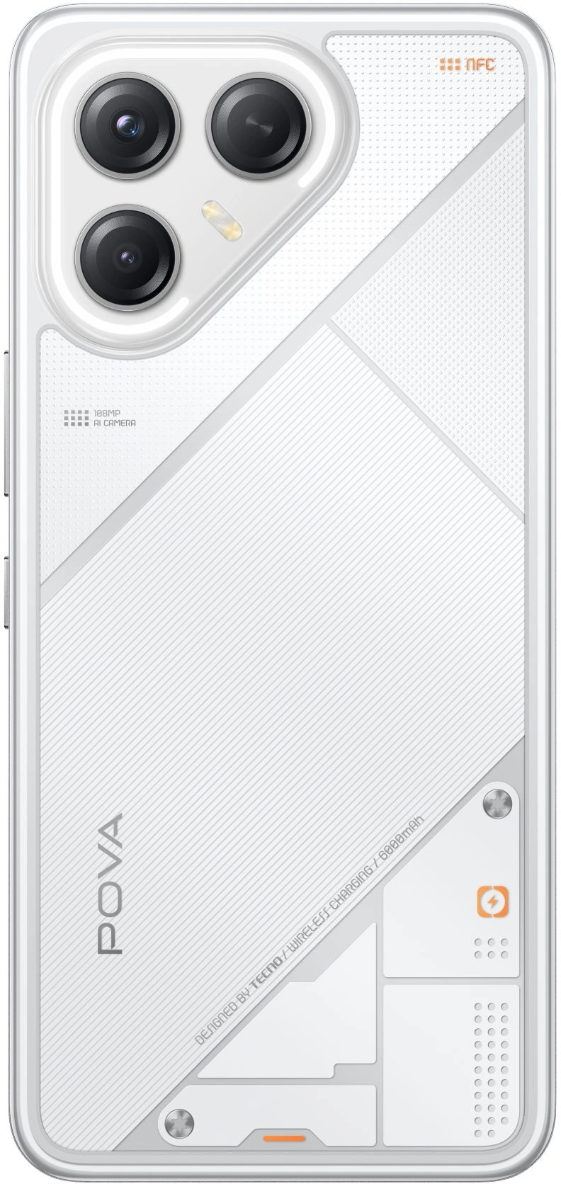 Смартфон Tecno Pova 7 Ultra 5G 12ГБ/256ГБ, белый (lj9 256+12 geek white) от официального дилера в России